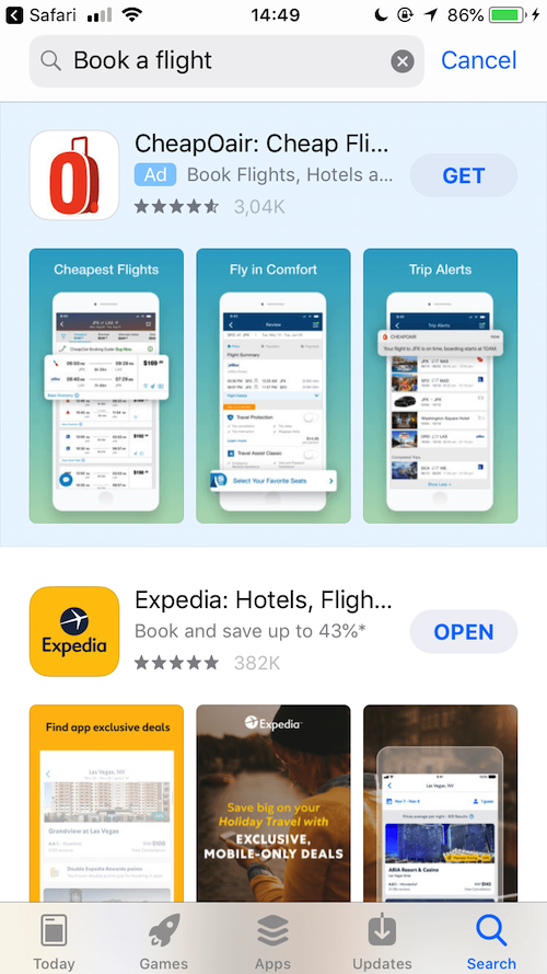 Apple Search Ads.